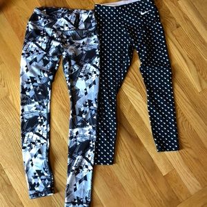 Nike and Reebok leggings